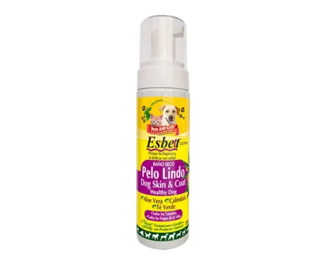<span class="highlight-prefix">Producto natural dermocosmética:</span> P & C Baño Seco Esbelt Derm Pelo Lindo Skin & Coat, 200 g.