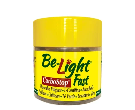 <span class="highlight-prefix">Producto natural para la salud y bienestar de tu perro:</span> P & C Belight Fast Carbostop, 100 Vitacrunch.