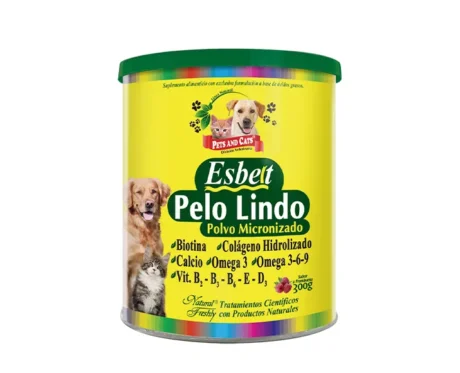 <span class="highlight-prefix">Producto natural para la salud y bienestar de tu perro:</span> P & C Esbelt Pelo Lindo Micronizado, 300 g.