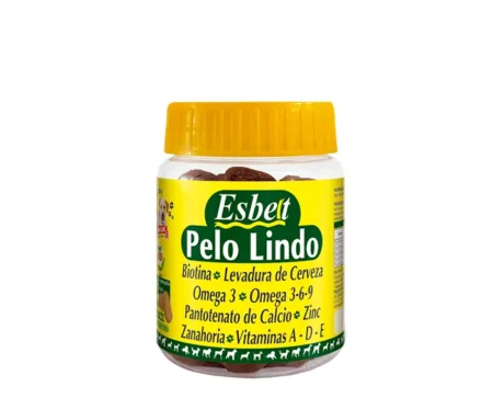 <span class="highlight-prefix">Producto natural para la salud y bienestar de tu perro:</span> P & C Esbelt Pelo Lindo, 60 Vitacrunch.