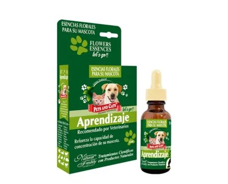 <span class="highlight-prefix">Esencias naturales para perros:</span> P & C Esencia Aprendizaje, frasco de 25 ml.