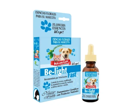 <span class="highlight-prefix">Esencias naturales para perros:</span> P & C Esencia Belight Fast Let's Go, frasco de 25 ml.