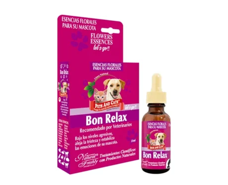<span class="highlight-prefix">Esencias naturales para perros:</span> P & C Esencia Bon Relax, frasco de 25 ml.