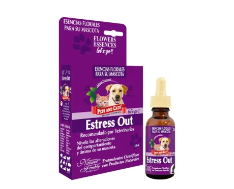 <span class="highlight-prefix">Esencias naturales para gatos:</span> P & C Esencia Estress Out, frasco de 25 ml.