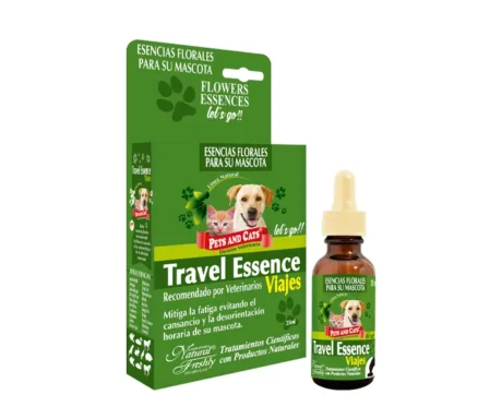 <span class="highlight-prefix">Esencias naturales para gatos:</span> P & C Esencia Travel Essence, frasco de 25 ml.