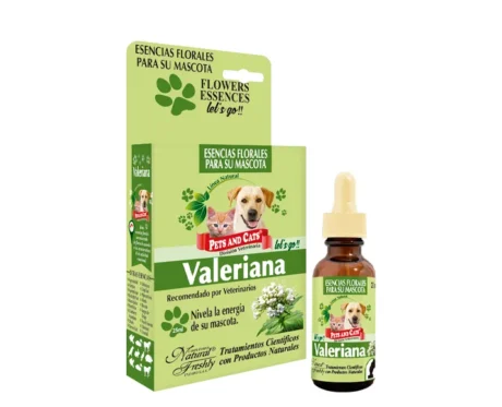 <span class="highlight-prefix">Esencias naturales para gatos:</span> P & C Esencia Valeriana Let's Go, frasco de 25 ml.