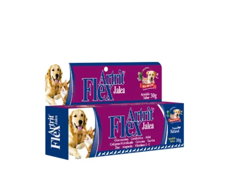 <span class="highlight-prefix">Producto natural para la salud y bienestar de tu perro:</span> P & C Flex Artrit Jalea, tubo de 30 g.