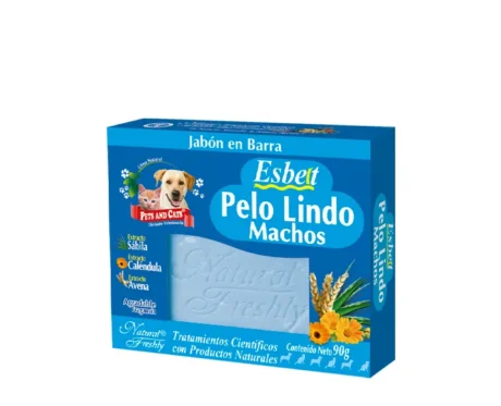 <span class="highlight-prefix">Jabón Natural para el cuidado e higiene:</span> P & C Jabón Esbelt Pelo Lindo Machos, 90 g.