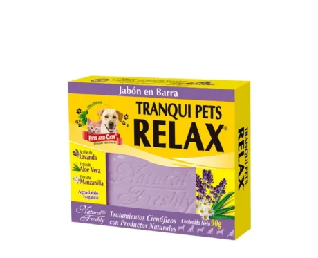 <span class="highlight-prefix">Jabón Natural para el cuidado e higiene:</span> P & C Jabón Tranqui Pets Relax, 90 g.