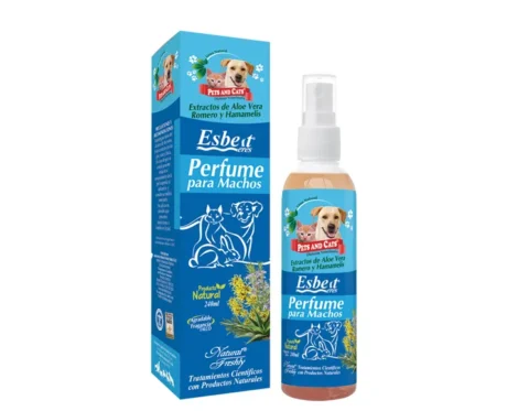 <span class="highlight-prefix">Producto natural dermocosmética para tu gato:</span> P & C Perfume para Machos Esbelt, frasco de 240 ml.