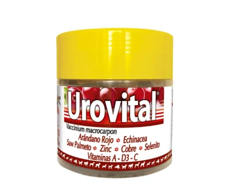 <span class="highlight-prefix">Producto natural para la salud y bienestar de tu perro:</span> P & C Urovital, 100 Vitacrunch.