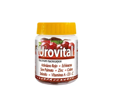 <span class="highlight-prefix">Producto natural para la salud y bienestar de tu perro:</span> P & C Urovital, 50 Vitacrunch.