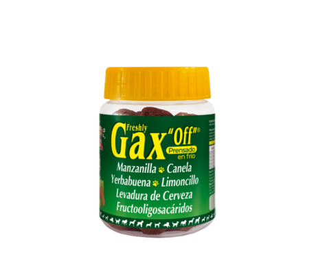 <span class="highlight-prefix">Producto natural para la salud y bienestar de tu perro:</span> P & C Gax Off, 60 Vitacrunch.
