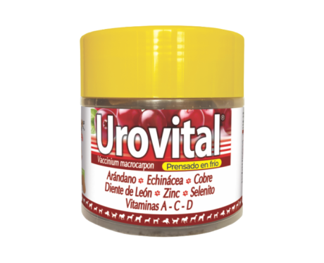 <span class="highlight-prefix">Producto natural para la salud y bienestar de tu perro:</span> P & C Urovital, 120 Vitacrunch.